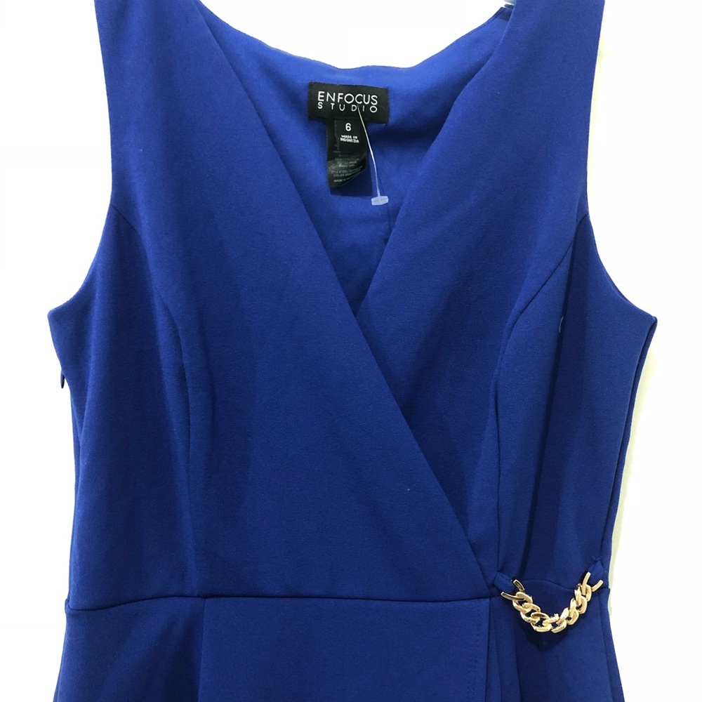 Enfocus Studio Blue Dress - Size 6 - never worn!